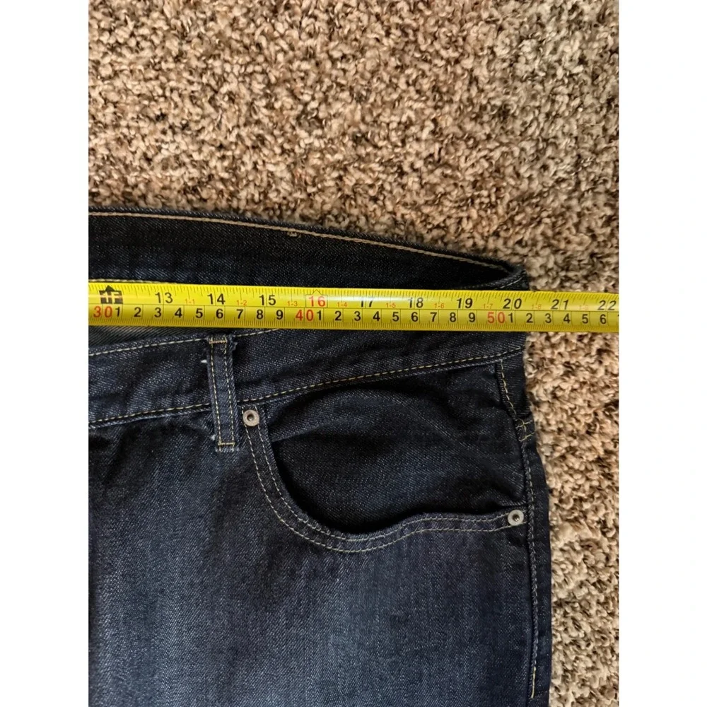 Levis 559 Relaxed Straight Leg Jeans Mens 40x30 Dark Wash Indigo Blue Denim